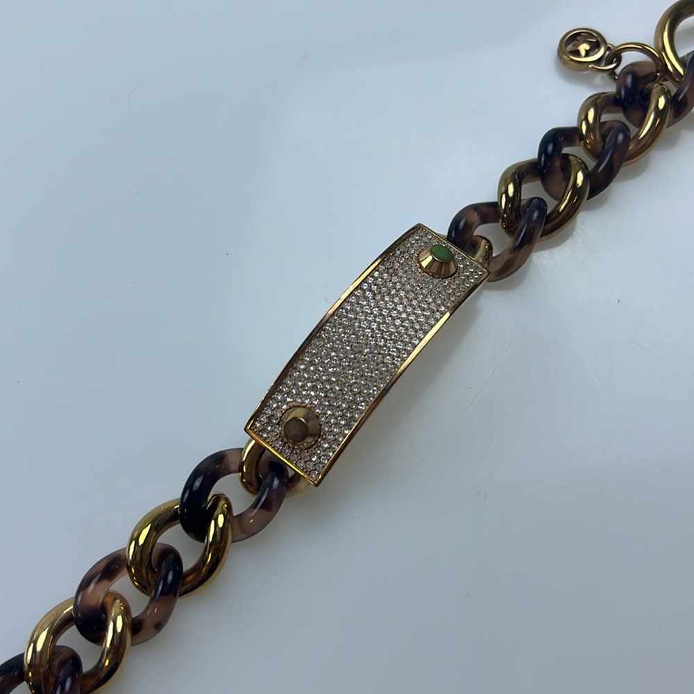 Michael Kors MK Chain Studded Necklace N260-68 - Picture 4 of 5